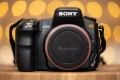 Sony фотоапарат + два обектива и аксесоари комплект Сони, снимка 1