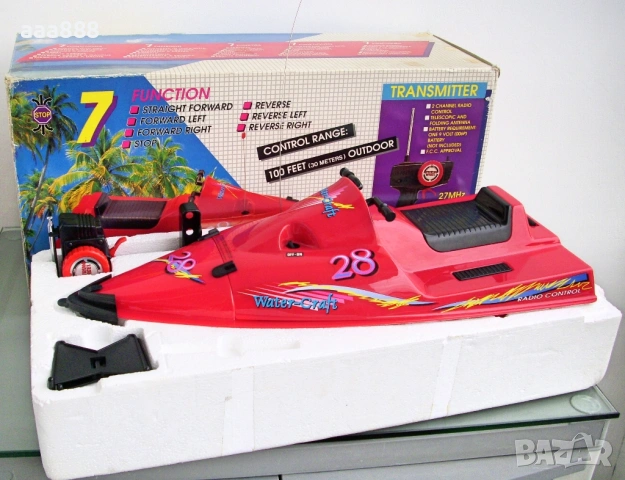 Радиоуправляема RC лодка WATER-CRAFT , снимка 2 - Електрически играчки - 54988685