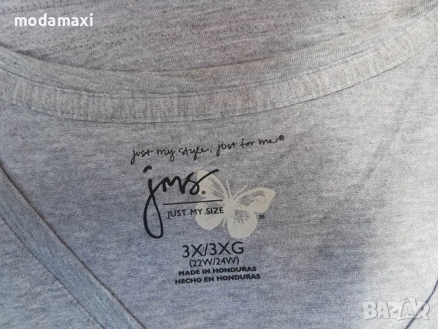 4XL  Сива  блуза Jms  , снимка 8 - Туники - 55269837
