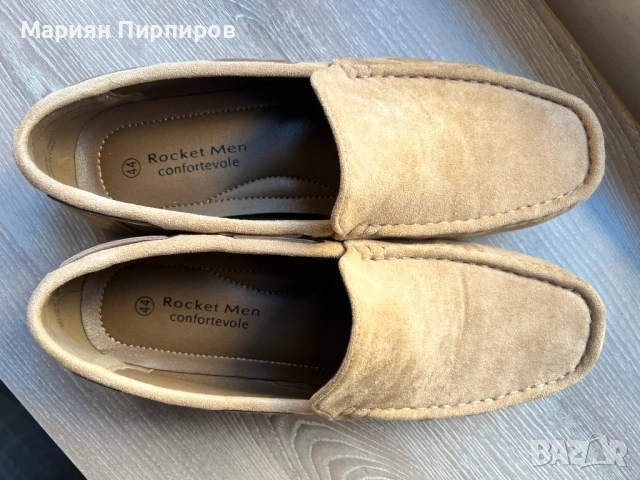 Италиански мокасини 44 номер, снимка 4 - Мокасини - 54504320