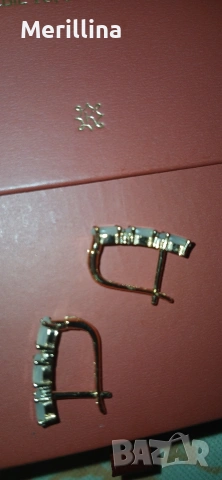 Позлатени сребърни обици Ania Kruk