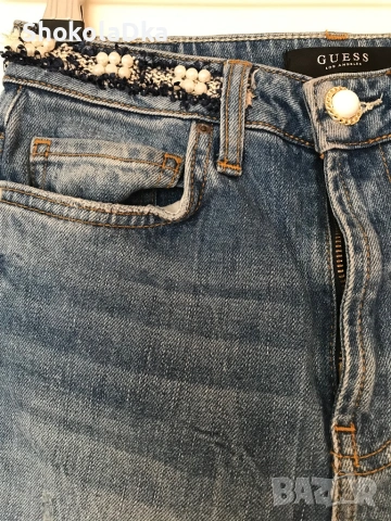 Нови дънки и тениска Guess - XS, снимка 7 - Дънки - 54398430