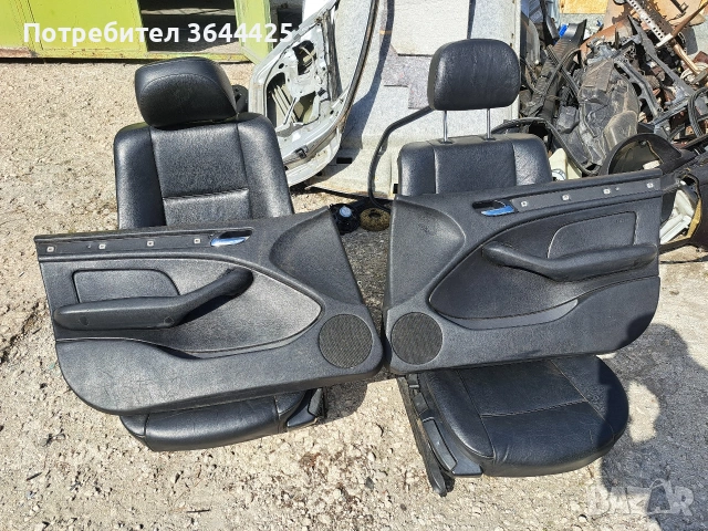 Кожен салон БМВ Е46 комби, снимка 7 - Части - 53952007