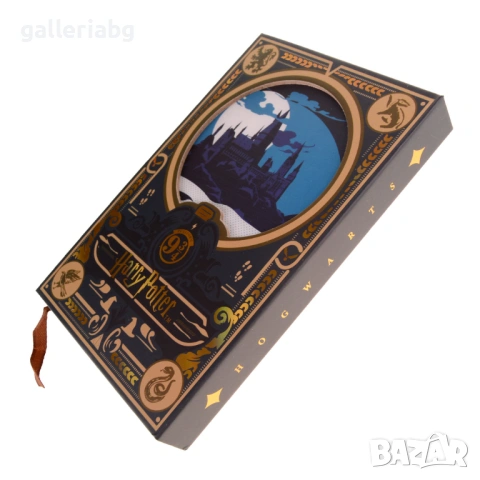 Луксозен тефтер Harry Potter с магнитно закопчаване – Hogwarts, 11x17 см, снимка 2 - Ученически пособия, канцеларски материали - 54928143