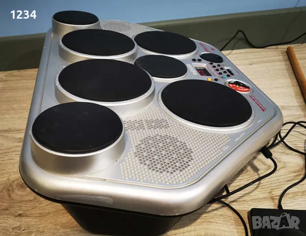Електронни барабани YAMAHA DD-55 с педали палки и адаптор, снимка 8 - Ударни инструменти - 55572858