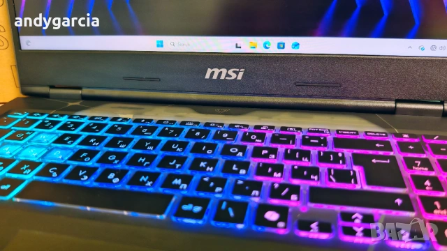 MSI Cyborg 15/NVIDIA RTX 5060 8GB/Intel Core 7 240H/15.6 FHD 144hz/16GB RAM/512GB SSD/2 ГОДИНИ ГАРАН, снимка 13 - Лаптопи за игри - 54692512