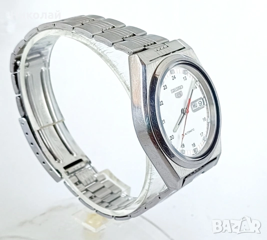 Seiko 5 Сейко 5 - самонавиващ се часовник, снимка 3 - Мъжки - 55195495