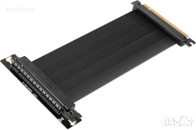 Чисто нов Удължителен Кабел за Вертикален Монтаж на Видеокарта Mars Gaming MCA-PCIE40 Riser Cable PC