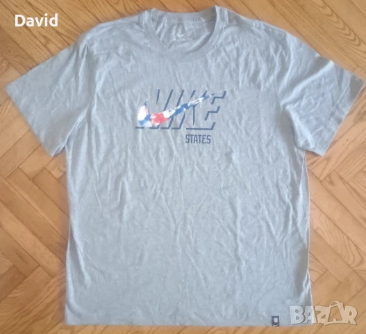 Оригинална Памучна фланелка на САЩ Nike Swoosh T-SHIRT