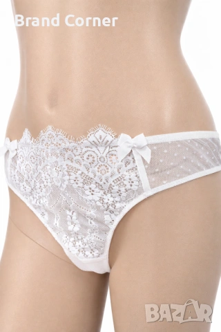 Hunkemöller бяло дантелено дамско долнище / прашка – размер L, снимка 2 - Бельо - 54538481