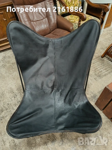 Уникално кресло Пеперуда - Butterfly chair , снимка 2 - Дивани и мека мебел - 54642713