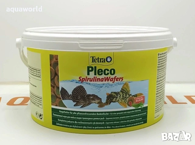 Tetra / Тетра Pleco Spirulina Wafers, снимка 2 - Оборудване за аквариуми - 54364837