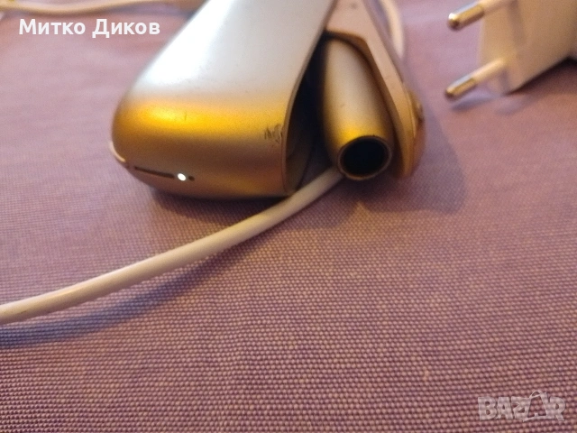 Iqos златен цвят с кутия-зарядно, снимка 9 - Електронни цигари - 52905184