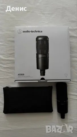 AT2020 AudioTechnica condenser, снимка 2 - Микрофони - 55390889