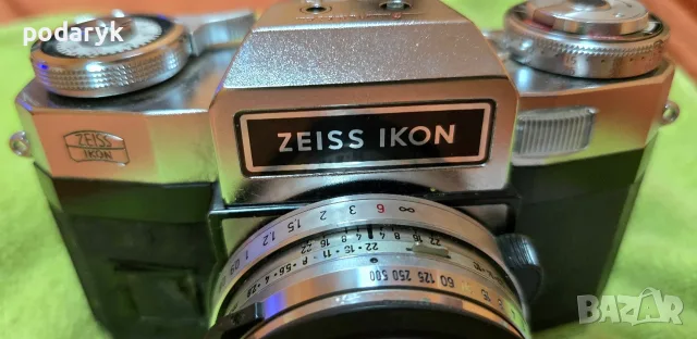 Zeiss Ikon Contaflex Super + Carl Zeiss Tessar 50mm f/2.8 | Винтидж немски фотоапарат, снимка 9 - Фотоапарати - 55511783