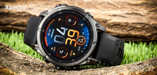 НОВ!!! Смарт часовник Garmin Fēnix 8 AMOLED 47mm Black – GPS, AMOLED, LED фенер, снимка 3 - Смарт часовници - 55272800
