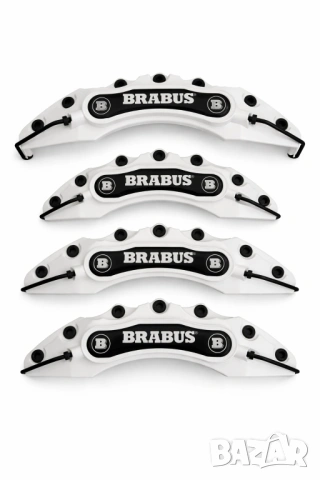 Капаци за спирачни апарати BRABUS – комплект 4 бр. | Червени, сини, черни, оранжеви, зелени, бели, снимка 5 - Аксесоари и консумативи - 54223017