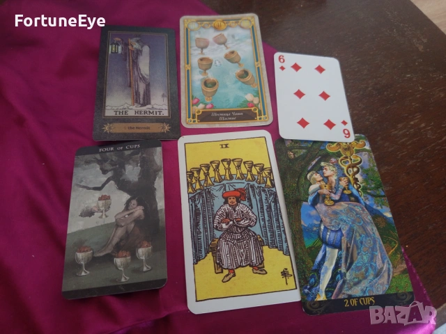 Гледам на Карти Таро и кафе , снимка 8 - Таро карти - 54148022