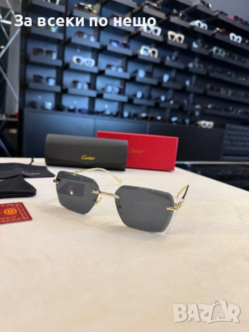 Cartier Слънчеви Очила С UV400 Защита Картие С ПОДАРЪК🎁Калъф И Кутия - Различни Цветове Код SK1511, снимка 2 - Слънчеви и диоптрични очила - 54492104