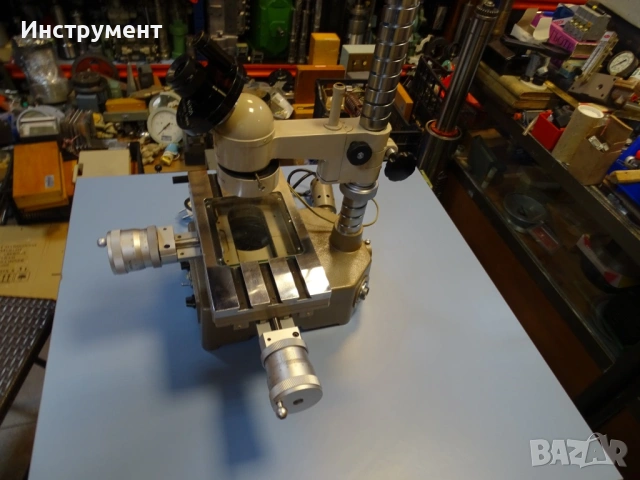 Инструментален измервателен микроскоп Nicon MEASURESCOPE 220V 50Hz, снимка 2 - Други машини и части - 54928308