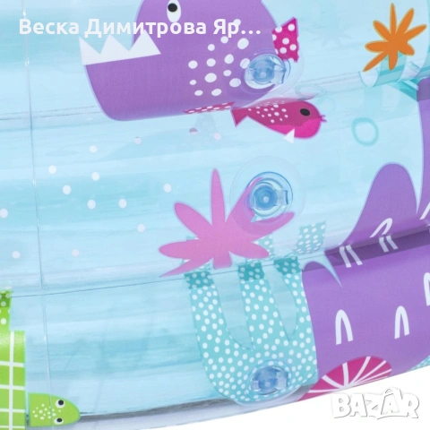 Детски надуваем басейн 152 x 30 см – 3 въздушни пръстена, 282 л, за деца 2+, снимка 7 - Басейни и аксесоари - 54933687