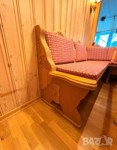 🌲 Масивен кухненски ъгъл в автентичен Шварцвалдски стил 🌲, снимка 3 - Дивани и мека мебел - 53965412