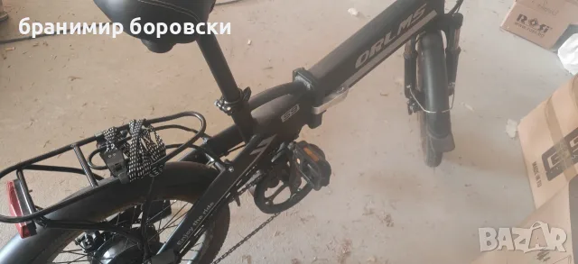 Сгъваем електрически велосипед, снимка 3 - Велосипеди - 55584527