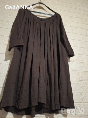 СТРАХОТНА РАЗКРОЕНА ТУНИКА 2XL-3XL, снимка 5 - Туники - 54496408