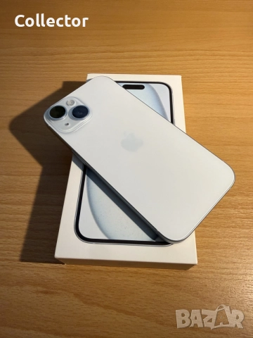 iPhone 15 256GB Blue с 4 оригинални калъфи и MagSafe, снимка 2 - Apple iPhone - 55425068