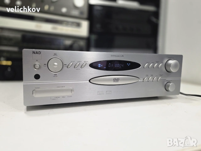 🚀 NAD L70 DVD/CD Receiver – Скандинавски Звяр! Брутален звук, никаква пластмаса! 🔥🔊, снимка 2 - Ресийвъри, усилватели, смесителни пултове - 54993518
