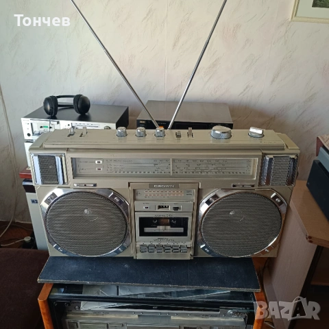 Радиокасетофон Crown CSC-950L, снимка 11 - Радиокасетофони, транзистори - 54330285