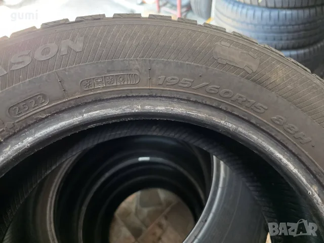 4бр всесезонни гуми 195/60/15 HANKOOK L06414 , снимка 6 - Гуми и джанти - 55536430