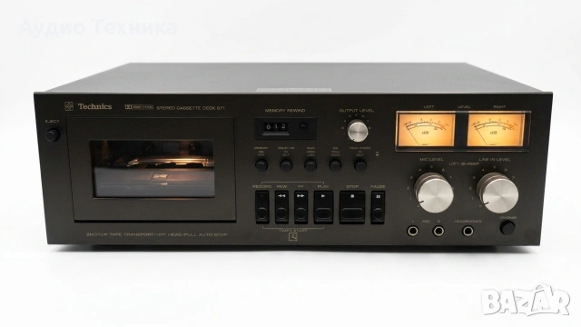 Technics 671 stereo cassette deck