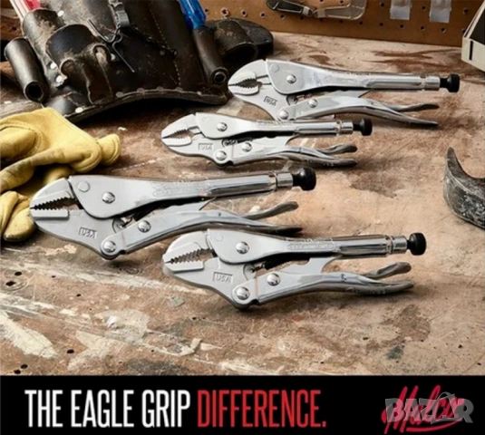 Оригинал VISE-GRIP Американски Грип КЛЕЩИ Чирак 280 мм тип Настолна Стяга Скоба Преса Клампа БАРТЕР, снимка 12 - Клещи - 54126731