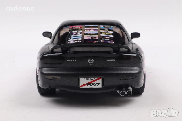 Mazda RX7 FD3RS Solido Works Itasha Club 1999 - мащаб 1:18 на Solido нов в кутия, снимка 7 - Колекции - 55265734