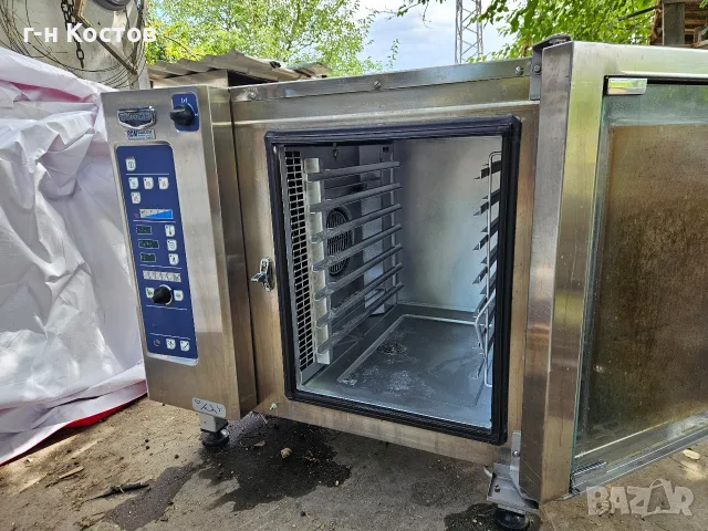 Конвектомат Трифазен 9.8kw. Електролукс Германия 7бр. Държачи 7бр. Гастронорми 1/1 със размер 53/33, снимка 7 - Обзавеждане на кухня - 55415834