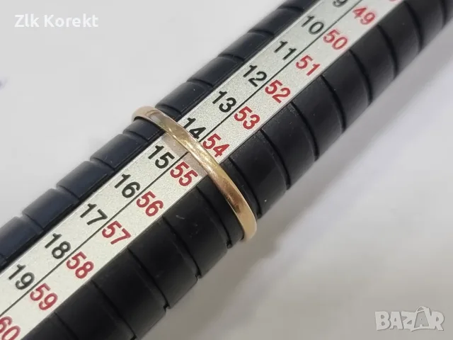 Дамски златен пръстен с ковани камъни, снимка 11 - Пръстени - 55492854