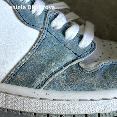 Мъжки маратонки Air Jordan 1 Retro High OG Hyper Royal, снимка 7 - Маратонки - 55273742