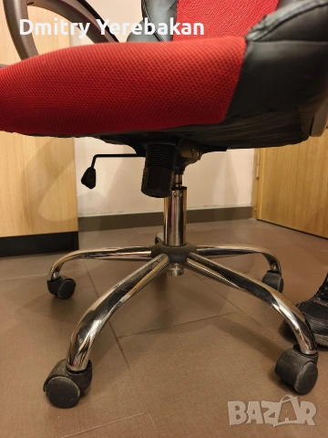 Компютърен стол – работещ, снимка 3 - Столове - 54033371