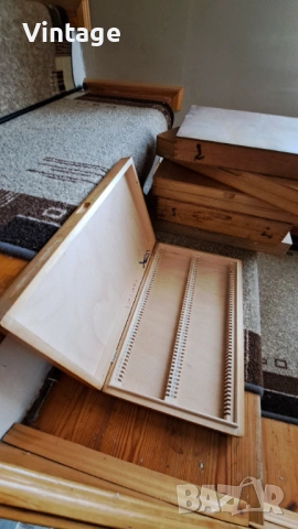 Дървени кутии, снимка 2 - Антикварни и старинни предмети - 54195263