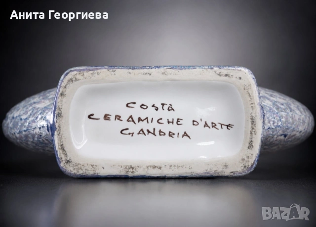 Керамична ваза ръчна изработка, снимка 3 - Вази - 55233396