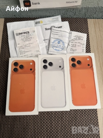 НОВ! 256Gb *ЛИЗИНГ* iPhone 17 Pro Max Cosmic Orange / Silver, снимка 3 - Apple iPhone - 55441317