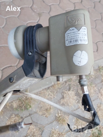 Сателитна антена 80 см с двоен конвертор, снимка 3 - Приемници и антени - 55137430
