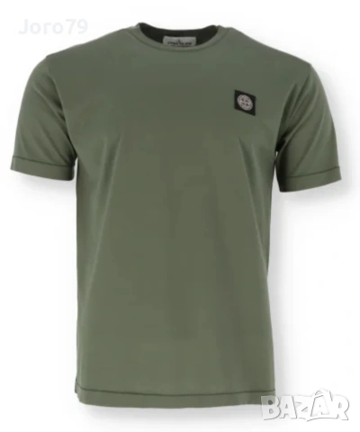 Нов STONE ISLAND Compass Patch Logo Мъжка Тениска С Яка Ежедневна Раз.L, снимка 2 - Тениски - 55153803