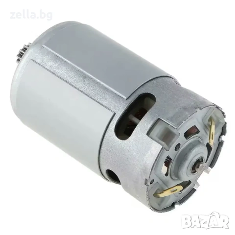 DC мотор RS550 18V-21V 28.000 об./мин. 90W, въртящ момент 1Nm, 12 зъба – за акумулаторен 10325, снимка 3 - Друга електроника - 54672158