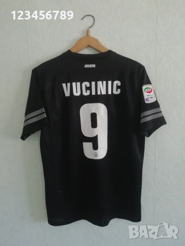 Juventus Vucinic Nike 2012-2013 оригинална тениска Ювентус Вучинич фланелка екип черен 