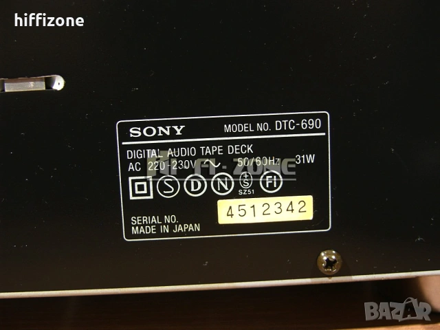 ДЕК   DAT Sony dtc-690 /1 , снимка 8 - Декове - 54329239