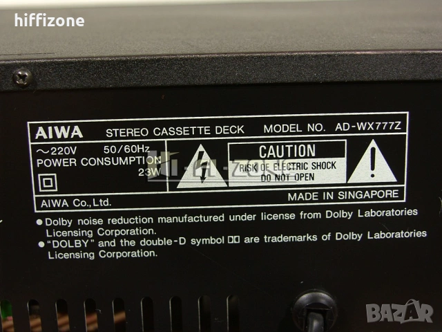 ДЕК    Aiwa ad-wx777z , снимка 9 - Декове - 54342615