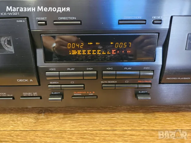 Касетен дек Yamaha KX-W321 Natural Sound – Прецизно аудиофилско възпроизвеждане на Вашите касети, снимка 6 - Декове - 55300642