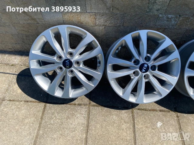 Оригинални джанти на Kia Hyundai 16”, снимка 2 - Гуми и джанти - 54876438